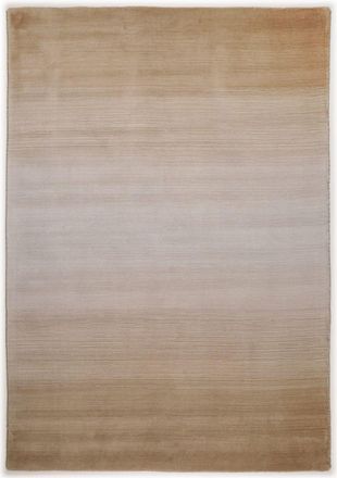 THEKO Alfombra de lana tejida a mano - beige - 90x160 cm