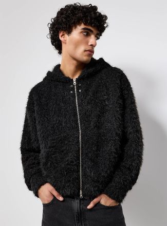 Le 31 Mens Fuzzy zip-up hoodie Imported from Seoul
