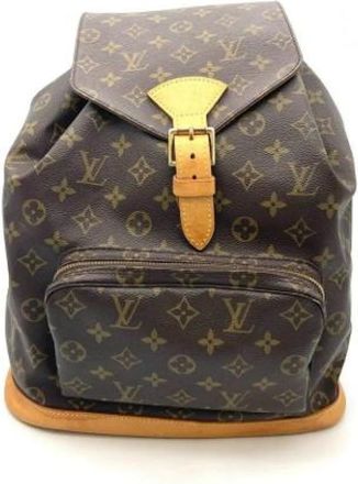 Louis Vuitton Pre-owned Backpacks, female, Brown, Size: ONE SIZE Pre-owned Canvas louis-vuitton-bags