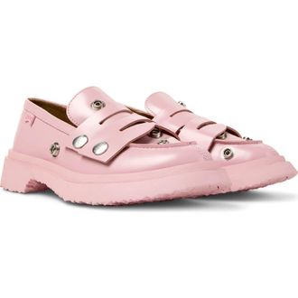 Camper Walden Stud Double Penny Loafer in Medium Pink at Nordstrom Rack, Size 41