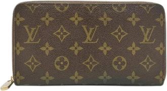 Louis Vuitton Pre-owned Zippy Organizer Long Wallet - Dames - Vintage Accessoires - Bruin - ONE Size - Leer - Vintage