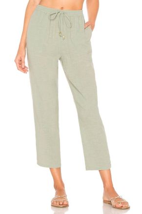 L*Space Andres Crop Pant In Reef Green