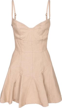 Dsquared2 S75Cv 0978 D30026 111 - Dames - Korte kleedjes - Beige - S - Kleedjes
