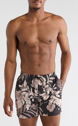 BOSS Piranha Drawstring Swim Trunks in Light Beige at Nordstrom Rack, Size Xx-Large