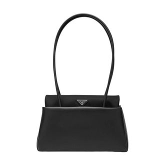 Prada Passage Medium Bag - female - Prada - Shoulder Bags - Black - ONE SIZE - Bags