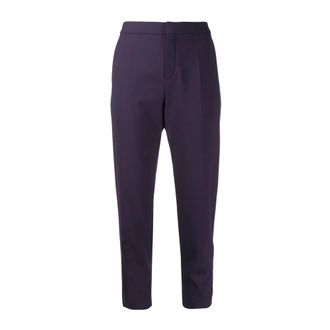 Chlo&eacute; Cropped Broeken - unisex - Vrijetijds broeken - Paars - XS - Broeken
