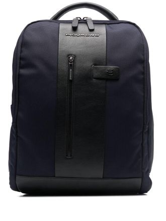 Piquadro Zaino bicolore con logo - Blu