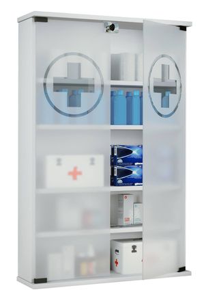 VCM Medical cabinet Medicinal cabinet Honula in White