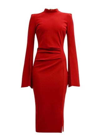 La Petite Robe Di Chiara Boni Womens La Petite Robe Nefeli Dress In Passion