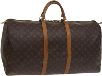 Louis Vuitton Pre-owned Weekend Bags, female, Brown, Size: ONE SIZE Pre-owned Weekend Bag