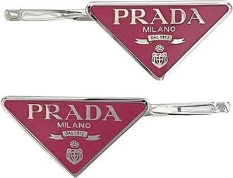 Prada Pre-owned Accessories, female, Pink, Size: ONE SIZE Pre-owned Hair Pin