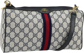 Gucci Pre-owned Cross Body Bags, female, Multicolor, Size: ONE SIZE Pre-owned Canvas Crossbody Bag