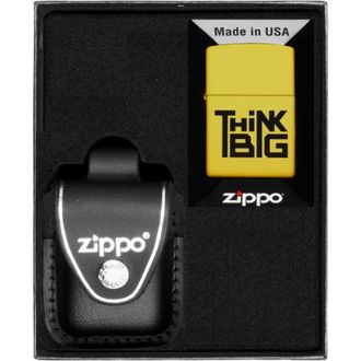 OEM Juego De Encendedores Zippo Think Big Design Regalo N.&ordm; 3
