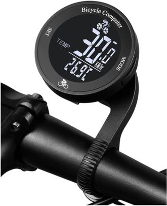 OEM Ciclocomputador Inal&aacute;mbrico, Veloc&iacute;metro Lcd Retroiluminado Resistente Al Agua Ipx67 Con 24 Funciones, Od&oacute;metro De Bicicleta De Pantalla Grande