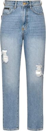 Philipp Plein Donna, Jeans, Blu, M, new