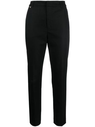Lauren Ralph Lauren cropped tailored-cut trousers - Black