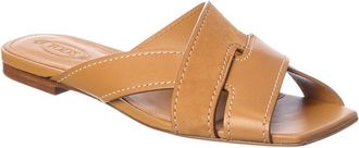 Tod's Tods Suede & Leather Sandal