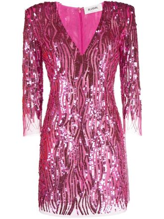 Blugirl Mini-jurk met pailletten - Roze