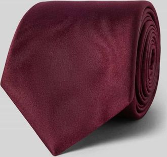 Willen Krawattenfabrik Krawatte aus Seide (7,5 cm) in Bordeaux, Gr&ouml;&szlig;e 1