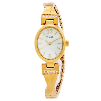 Timex Dress Quartz White Dial Ladies Watch TW2U70000
