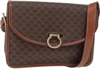 Celine Pre-owned Cross Body Bags, female, Brown, Size: ONE SIZE Pre-owned Vintage Cross Body Bag