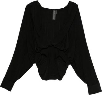 Norma Kamali Oversized Hooded Bodysuit