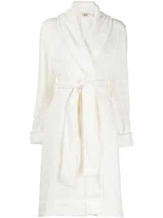UGG Vestaglia Duffield in pile con cintura - Bianco