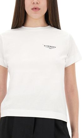 Givenchy Logo Cotton T-Shirt - White