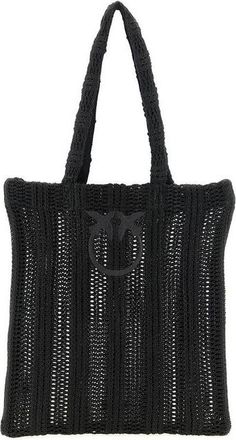Pinko Easy Tote Bag - Dames - Shoppers - Zwart - ONE Size - Tassen