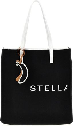 Stella McCartney Large SMC Bananatex Shopping Bag - Dames - Shoppers - Zwart - ONE Size - Tassen