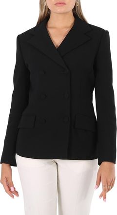 Roberto Cavalli Double-Breasted Blazer Jacket, Brand Size 42 ( US Size 8 )
