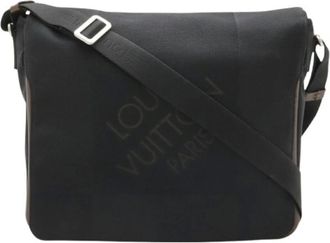 Louis Vuitton Pre-owned Cross Body Bags, female, Black, Size: ONE SIZE Pre-owned Damier Geant Shoulder Bag