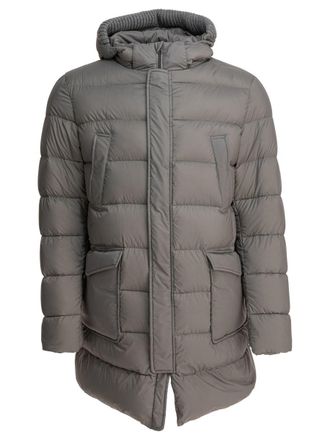 Herno Long Down Jacket With Hood