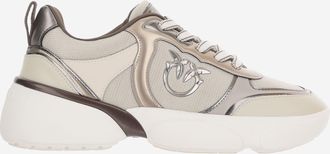 Pinko Pinko Alba sneakers van leermix