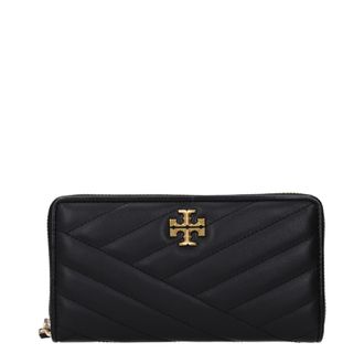 Tory Burch Tory Burch Kira Damens Geldb&ouml;rse aus schwarzem Leder