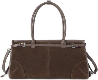 Tiffany & Fred Suede & Leather Top Handle Tote