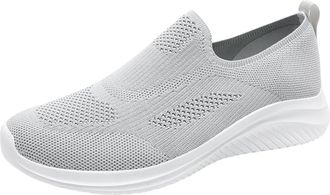 Generic Fashion Trainers Mens Lightweight and Breathable Casual Sports Shoes Soft Sole Loafers Slip On Trainers Outdoor Travel Walking Footwear Gym Athletic F