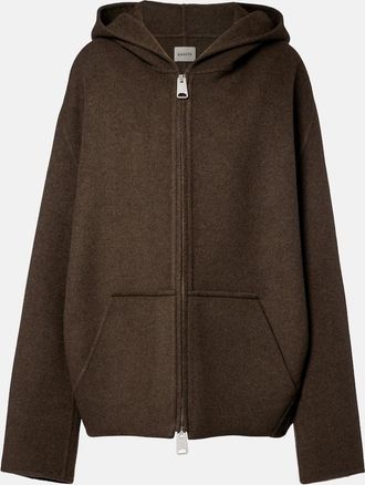 Khaite Dolem hooded oversized wool jacket