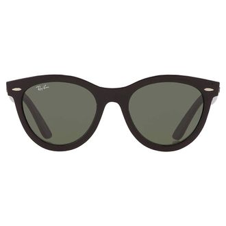 Ray-Ban Wayfarer Way Green Round Unisex Sunglasses RB2241 901/31 54