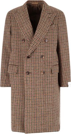 Caruso Cappotto Doppiopetto In Lana