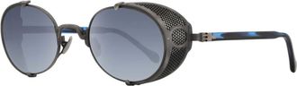 Matsuda Heritage Ronde Zonnebril - unisex - Accessoires - Blauw - Maat: 51 MM