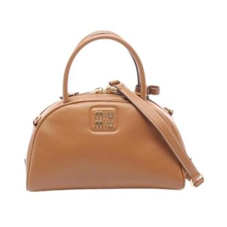 Miu Miu Borsa a mano 2way Pre-owned in pelle - - Pre-owned - Donna - Marrone - ONE SIZE