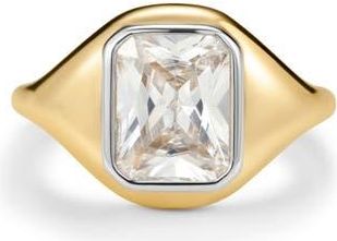 Luv AJ Le Palais Cubic Zirconia Statement Ring in Gold at Nordstrom, Size 7