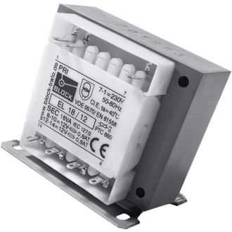 BLOCK El 18/9 Transformador De Seguridad 18 Va 230 V