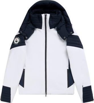 Amundsen & Scott Wedeln Jacket Mens in White/faded Navy at Nordstrom, Size Small Eu