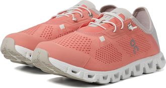 On Womens Cloud 5 Coast Sneakers, Flamingo/Pearl, 5.5