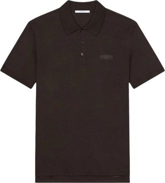 Givenchy Polo In Cotton With Givenchy Paris Gros Grain