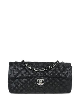 Chanel 2006-2008 East West shoulder bag - women - Lambskin - One Size - Black