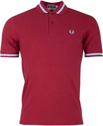 Fred Perry Original Polo met enkele streep - Heren - Polos - Rood - 2XS - Katoen - Tops