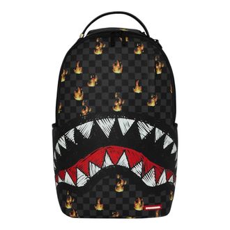 Sprayground Zaino Scribble Fire Check - - Bags - Uomo - Nero - ONE SIZE